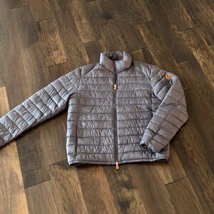 SAVE THE DUCK Gray Kids Jacket